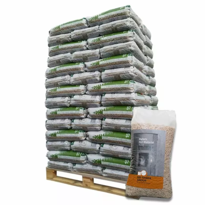 pellet-hs-timber-palette-de-66-sacs-de-15-kg.png Pellets HS Timber – Palette de 66 sacs de 15 kg – 100% résineux – Image 1